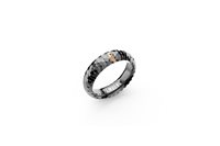 Anello Bikkembergs Uomo GEOMETRICS in Acciaio Diamante 0.01 Ct GEOR02BB_20 - GEOR02BB_20